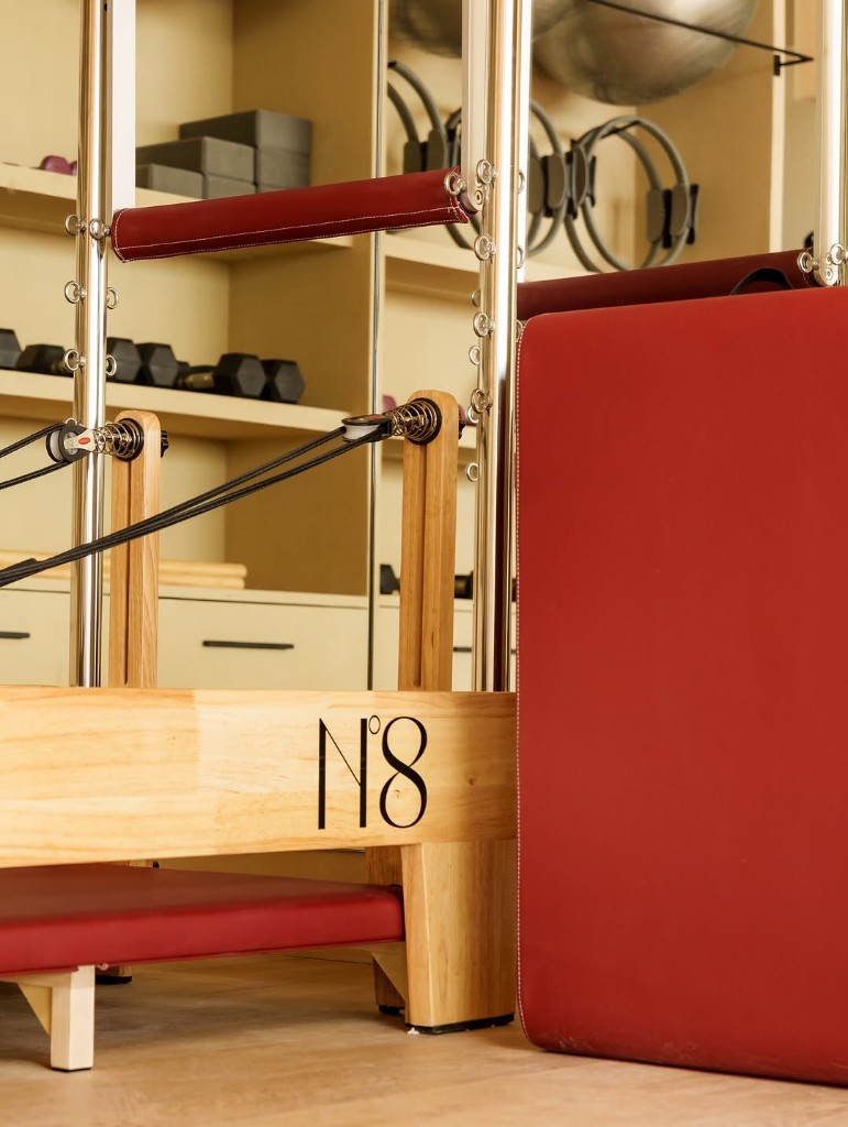 N°8 branded Pilates apparatus